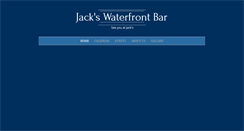 Desktop Screenshot of jackswaterfrontbar.com